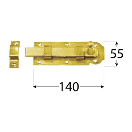 10 Verrous De Box Wztw 80 - 80X40X1.0 mm - D-Work