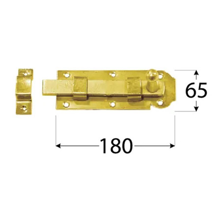 10 Verrous De Box Wztw 120 - 120X45X1.5 mm - D-Work