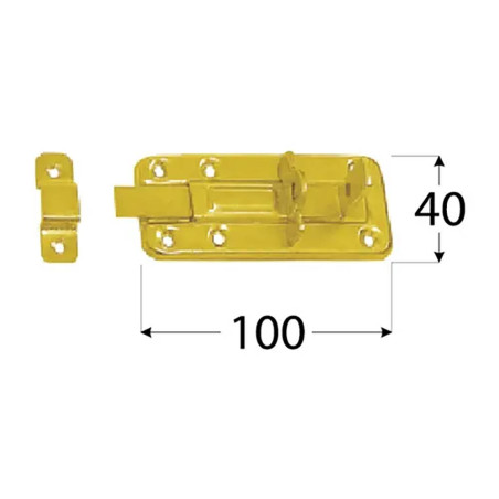 10 Verrous De Fermeture Wzp 160 - 160X55X6.0 mm - D-Work