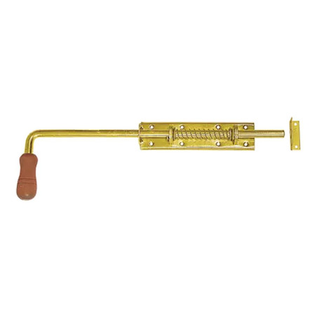 6 Verrous de Portail 600x41x2,5 mm - Noir - Fixation Robuste - D-Work