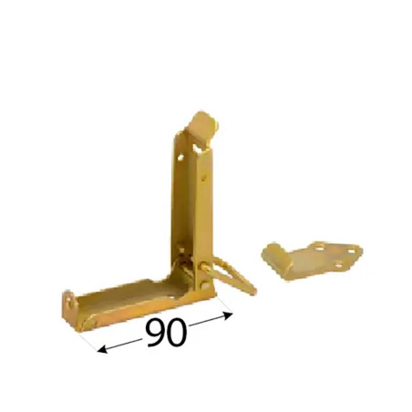 10 Équerres De Coffre Ns 75 - 75X75X20X2.0 mm - D-Work