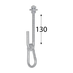 10 Balançoire Type B M12 Suspension 130 mm - D-Work