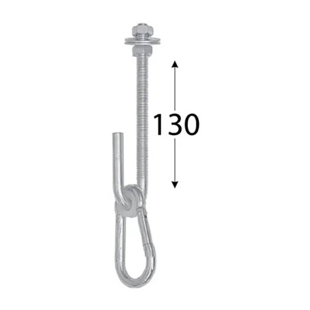 10 Suspensions De Balançoire Type B M12 Mhb 130 - 130 mm - D-Work