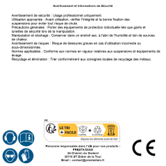 10 Suspensions Type C M12 MHC 120 mm - Fixation Balançoire Robuste - D-Work