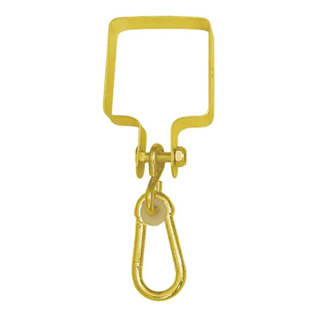 10 Suspensions Carrées MHK 90 90x90 mm - Fixation Robuste pour Balançoire - D-Work