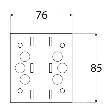 6 Connecteurs C Sd Lpa 1 - 76X85X2.5 - D-Work