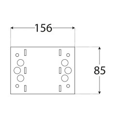 6 Connecteurs C Sd Lpa 3 - 156X85X2.5 - D-Work