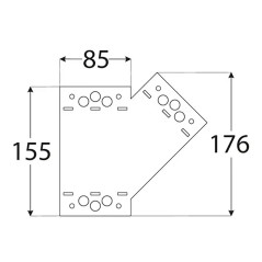 6 Connecteurs C Sd Lpe 1 - 155X176X85X2.5 P - D-Work