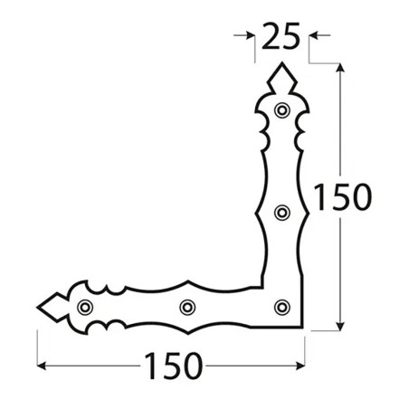 10 Plaques D'Angle Décoratives Noires Nad 1 C - 150X150X25X2.5 mm - D-Work