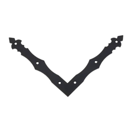 10 Plaques D'Angle Décoratives Noires Nad 2 C - 200X200X30X3.0 mm - D-Work