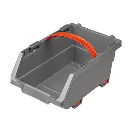 24 Bacs de Rangement Garage PGP 5 31.5x21x16.5 cm Avec Support - Pratique et Robuste - D-Work