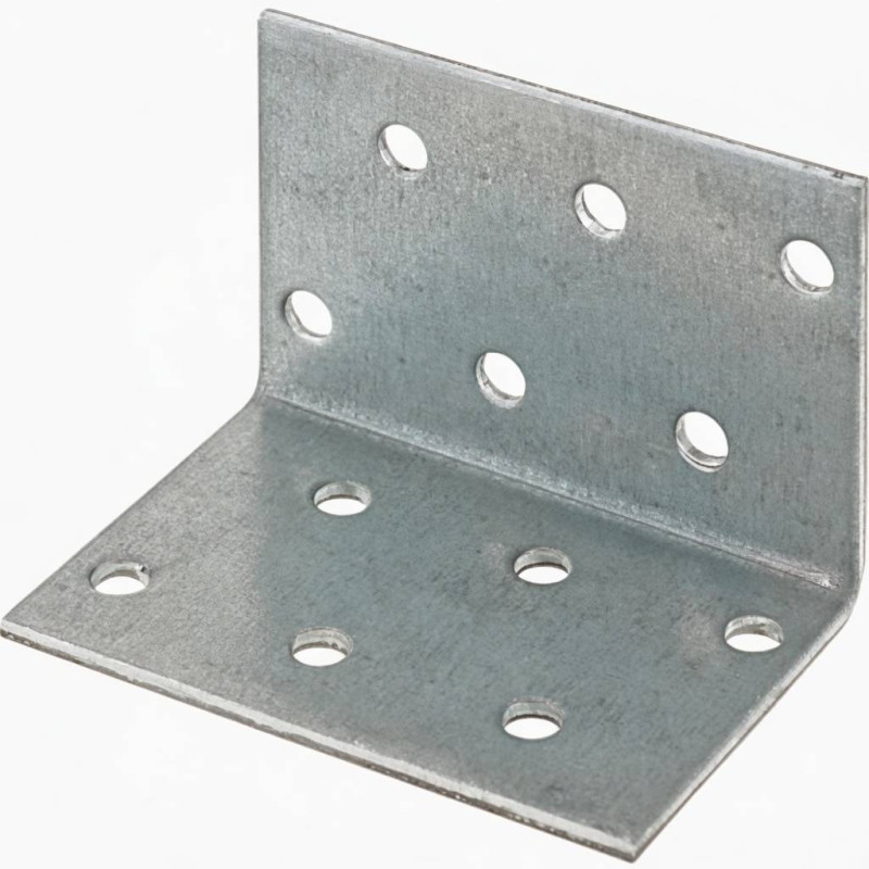 20 Équerres Perforées Km5 - 60X60X80X2.5 mm - D-Work 20 Équerres Perforées Km5 - 60X60X80X2.5 mm - D-Work