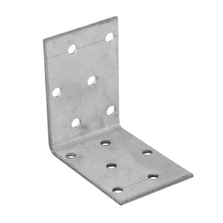 20 Équerres Perforées Km18 - 60X60X50X2.5 mm - D-Work
