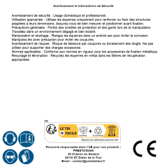 10 Équerres Krs 2 - 90X60X60X2.5 mm - D-Work