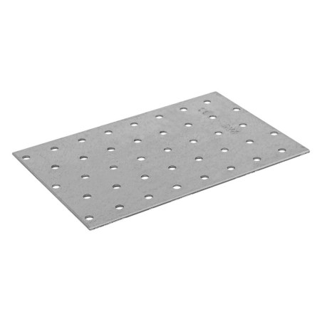 10 Plaques Perforées PP36 100x160x2 mm - Acier - Usage Bricolage - D-Work