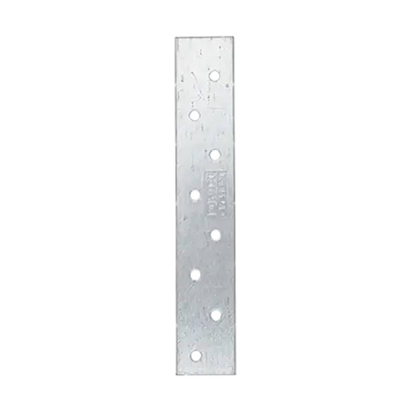 25 Connecteurs Épais 170x30x2 mm - Zingué Blanc - Fixation Robuste - D-Work