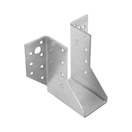 10 Sabots De Solive WB55 48x166x75x2,0 mm - Acier Zingué - Fixation Solide Et Durable - D-Work