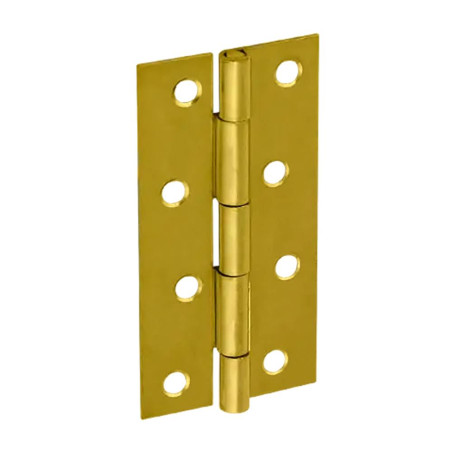 50 Charnières ZO 70x51x1,5 mm - Zinguées - Fixation Durable - D-Work