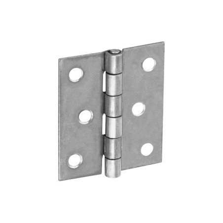 10 Charnières ZO 100 100x102x2 mm - Noir - Fixation Robuste - D-Work