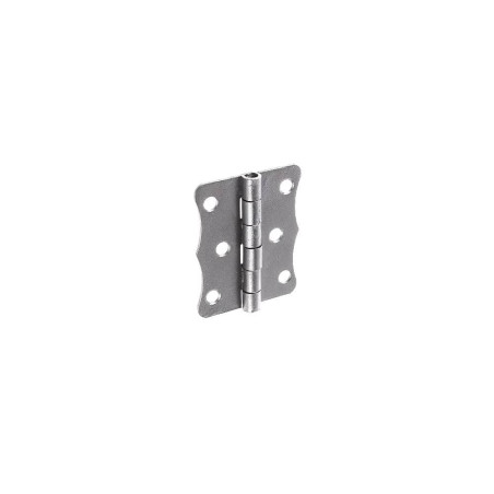 20 Charnières Zinguées 80x63x1,5 mm - Fixation Durable - D-Work