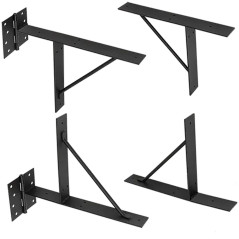 10 Charnières Type T 300x4 mm - Zingué Bichromaté - D-Work