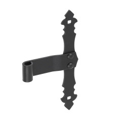 10 Pentures Zinguées 400x35x4 mm Ø13 mm - Noir - Fixation Robuste - D-Work