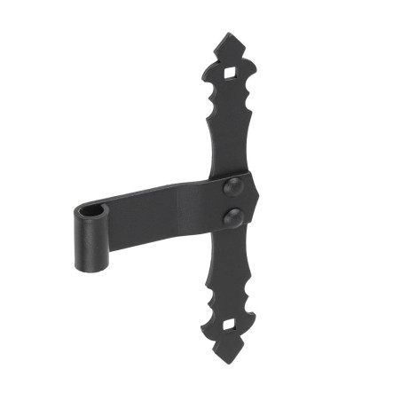 10 Pentures Zinguées 400x35x4 mm Ø13 mm - Noir - Fixation Robuste - D-Work