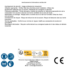 6 Charnières Réglables à Souder ZRS 20 - M20 - D-Work