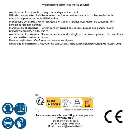 10 Verrous De Jardin Wog 120 - 120X20 mm - D-Work