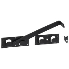 2 Verrous Renforcés Wcz 350 - 350X200X2.5 mm Noir - D-Work