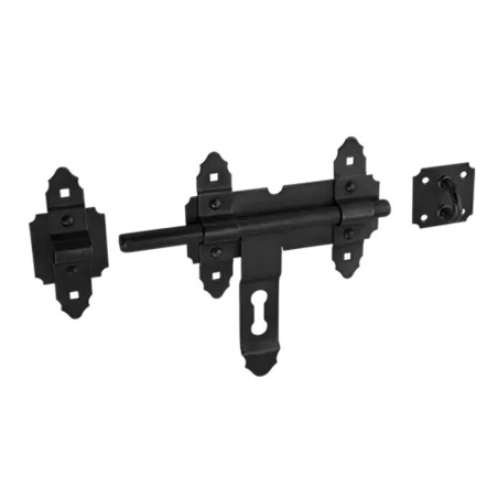 10 Loquets WZO 155x80x50x4 mm - Noir - Fixation Robuste - D-Work