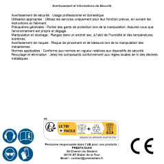 8 Serrures À Cliquet Whz 72P - Droite - D-Work