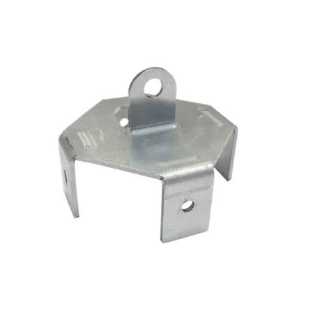 6 Fixations de Poutre Horizontale PWOM 69x30x2 mm - Acier - Fiables et Pratiques - D-Work