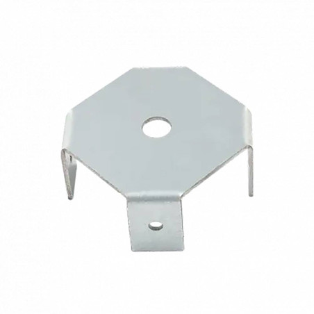 6 Fixations de Poutre Horizontale PWOM 69x30x2 mm - Acier - Fiables et Pratiques - D-Work