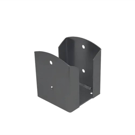 Support de Poteau AN PSPW 121x150x2,5 mm - Peint Anthracite - Résistant et Fiable - D-Work
