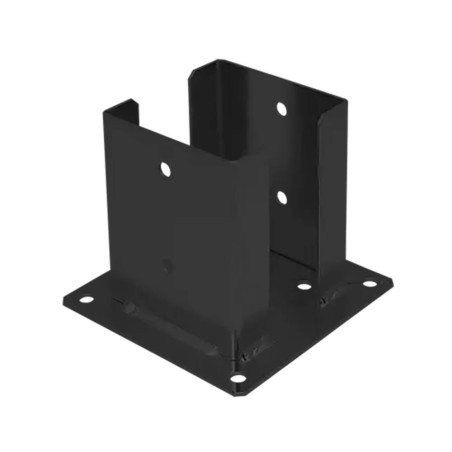 Support De Poteau C Pspd 70 - 71X150X2.0 mm Peint Noir - D-Work