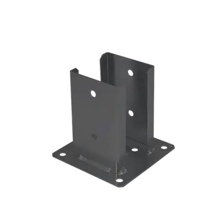 Support De Poteau An Pspd 90 - 91X150X2.0 mm Peint Anthracite - D-Work