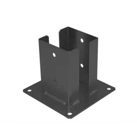 Support De Poteau AN PSPD 100 101x150x2,5 mm - Peint Anthracite - D-Work