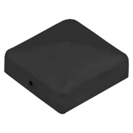 10 Capuchons De Poteau Dk 70x70x1,0 Peint Noir - D-Work