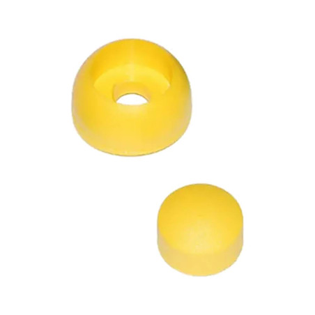 4 Bouchons De Vis M10 Jaune Ghz 2 - D-Work