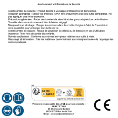 10 Embouts Torx T50 - D-Work