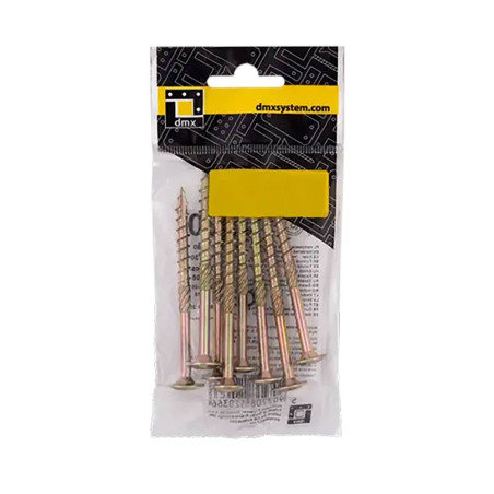 10 Vis De Construction À Tête Large Ct 06080 - 6X80 mm T30 - D-Work