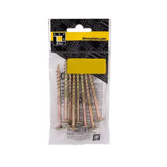 10 Vis de Construction Tête Large 6x100 mm T30 - D-Work