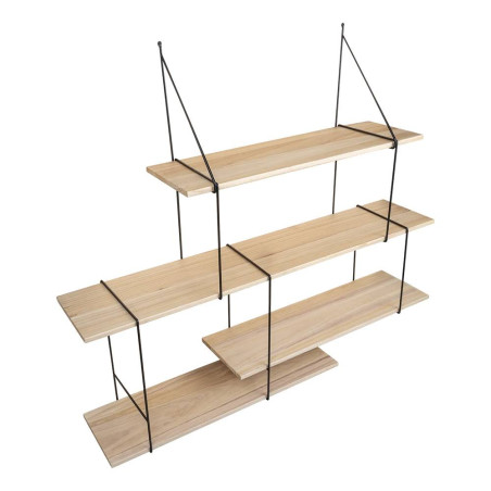 Ensemble d’Étagères Style Loft 120x105x25 cm - Structure Robuste - Usage Intérieur - D-Work