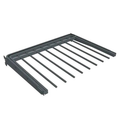 2 Porte-Pantalons Intégri Anthracite 570x435x25 mm - Pratique et Robuste - D-Work