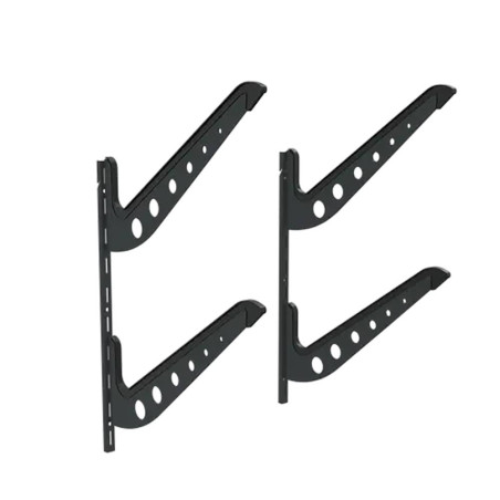 10 Supports Multifonctions Anthracite - Polyvalents et Robustes - D-Work