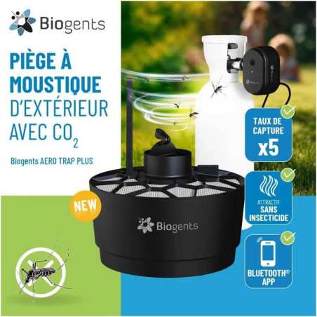 Piège À Moustiques Aéro Trap Plus Kit CO2 - Efficace Et Durable - BIOGENTS