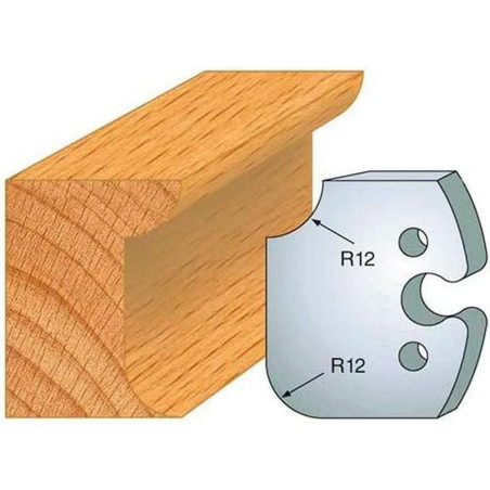 Jeu de 2 Fers Profilés Acier HT 50mm - N°206 - Précision et Durabilité pour Usinage - LEMAN