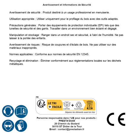 Jeu de 2 Fers Profilés Acier HT 40mm - Résistance et Précision - Outil Indispensable pour Menuiserie - LEMAN