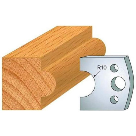 Jeu de 2 Fers Profilés Acier HT 40mm - N°015 - Précision et Durabilité pour Usinage - LEMAN